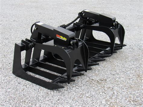 grapple rake for bobcat skid-steer|grapple attachment for skid steer.